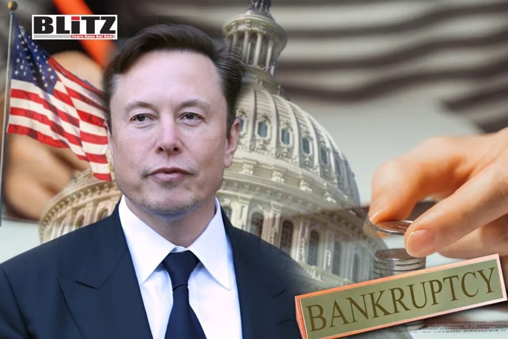 tesla ceo elon musk warns of u s bankruptcy concerns